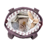 Bolso bucket Cherry velvet - Imagen 3