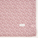 Set de Sábana bajera ajustable para capazo + muselina Cherry flores - Imagen 8