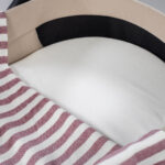 Set de Sábana bajera ajustable para capazo + muselina Cherry rayas - Imagen 6