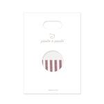 Set de 2 muselinas 70x70 Cherry rayas - Imagen 4