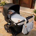 Saco para capazo Mimo Checks Gris - Imagen 4