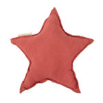 Cojín decorativo 40x40 estrella terracota