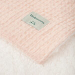 Manta Waffle con sherpa rosa - Imagen 3