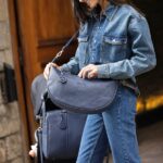 Bolso bandolera góndola London blue - Imagen 6