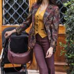 Bolso bandolera góndola London cherry - Imagen 5