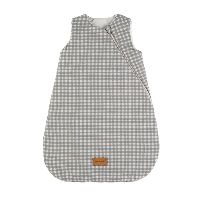 E2636250 Saco para dormir 65cm Checks Gris TOG 2.5 - Imagen 1