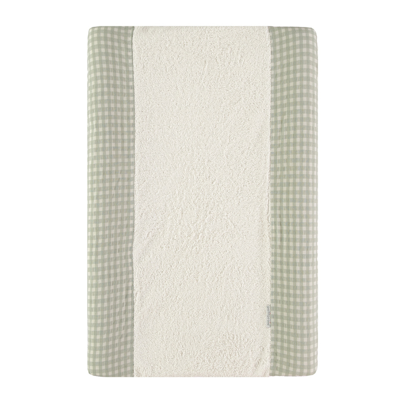 E34136240 Funda para cambiador de 70cm. Checks Verde - Imagen 1