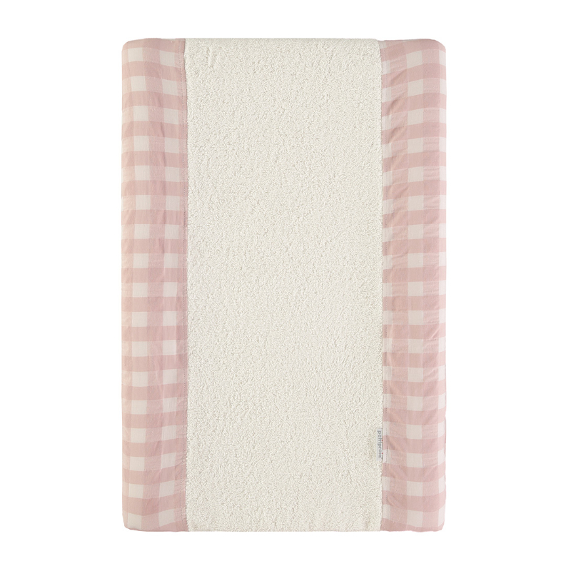 E34136270 Funda para cambiador de 80cm. Checks Rosa - Imagen 1