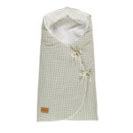 Saco para capazo Mimo Checks Verde