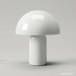 Lámpara de noche infantil Mushroom Blanco