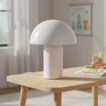Lámpara de noche infantil Mushroom Blanco - Imagen 4
