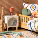 Mesita de noche infantil blanco Tara - Imagen 2