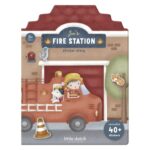 Libro pegatinas crea tu historia  bomberos