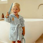 Juego de pesca para el baño azul - Imagen 6