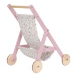 Carrito de madera para muñecas Flores - Imagen 6