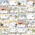 Libro mágico vehículos Jim con lápices - Imagen 3