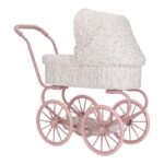 Carrito de metal para muñecos flores - Imagen 8