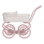 Carrito de metal para muñecos flores - Imagen 9