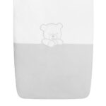 Saco nórdico para cuna de 60x120cm Teddy gris - Imagen 3