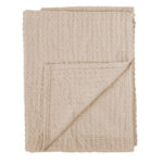 Manta Waffle gris beige