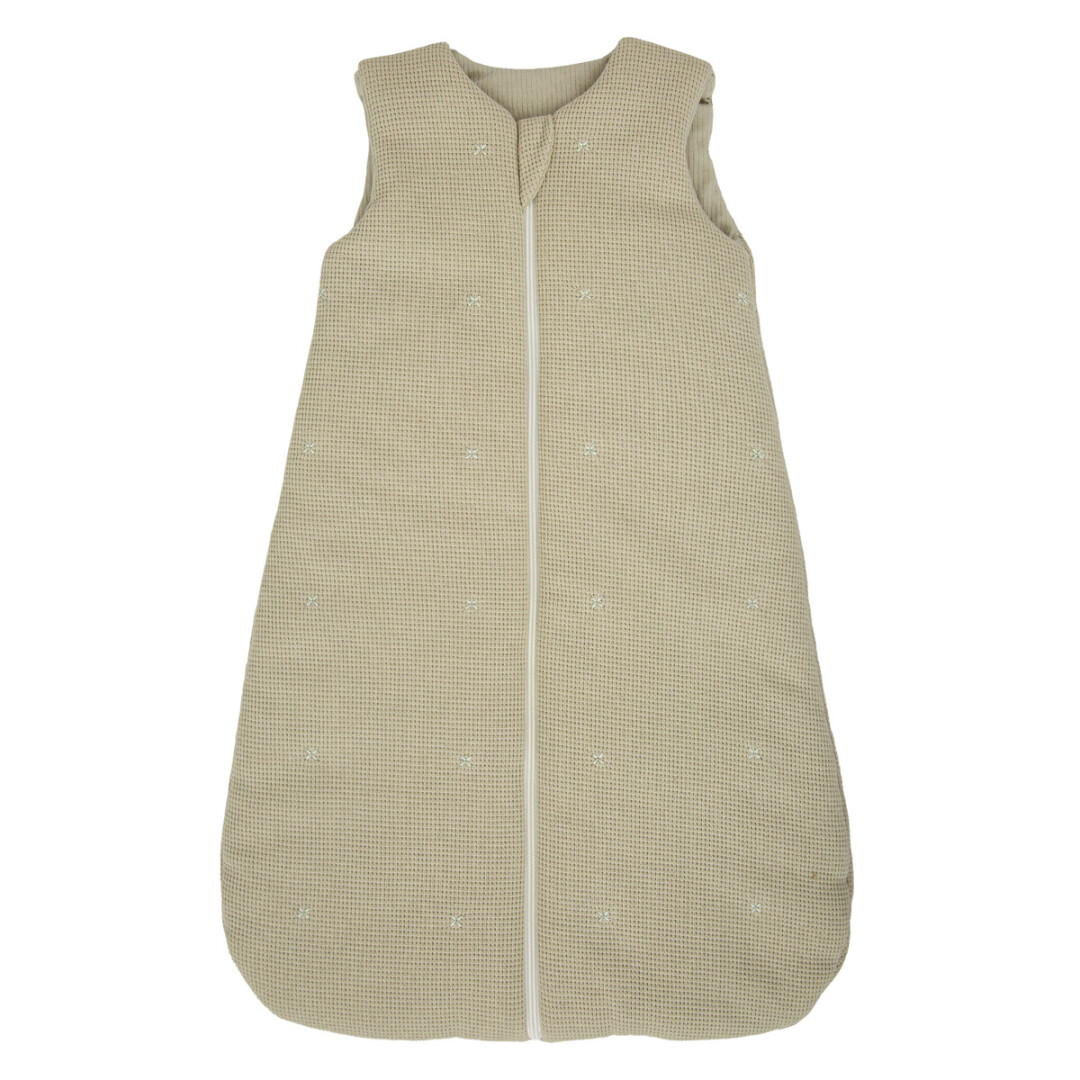 54FU00003107 Saco para dormir waffle verde musgo 0-4 meses - Imagen 1