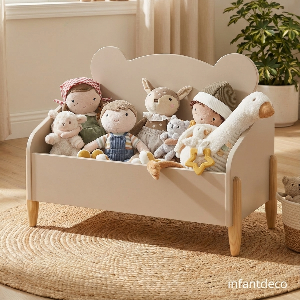 2ca38662-9638-4362-9044-cbeb80b87079 Mueble para juguetes Doucer Osito beige - Imagen 1