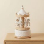 Carrusel musical natural taupe