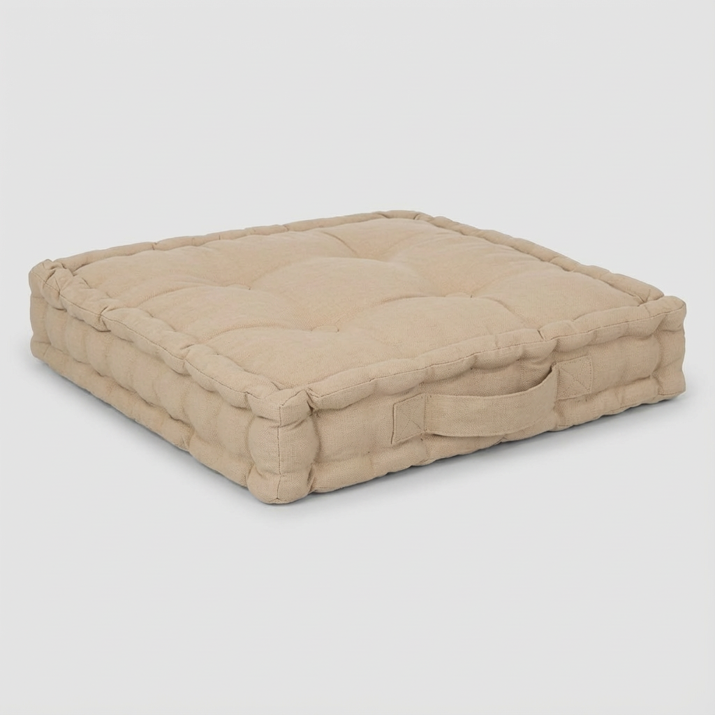 a687e9b7-3e29-4f80-84d1-fabcdea112ce Cojín de suelo infantil lino 40x40cm - Imagen 1