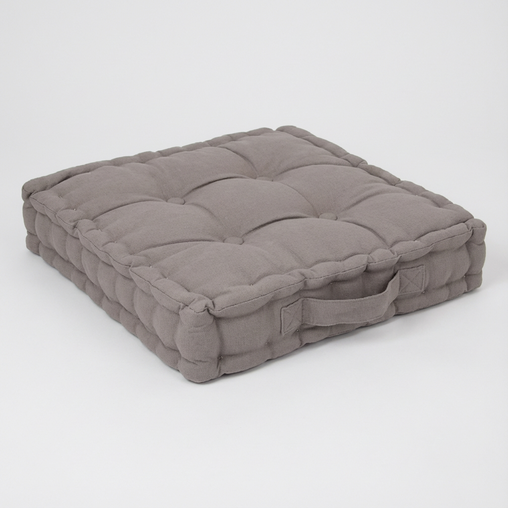 d61f8ec2-7cdd-4367-b785-fad18e9c85de Cojín de suelo infantil gris 40x40cm - Imagen 1