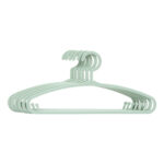 Pack de 6 perchas infantiles verde