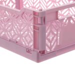 Caja plegable pequeña 30cm lila - Imagen 6