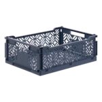 Caja plegable pequeña 30cm Azul Niágara - Imagen 3