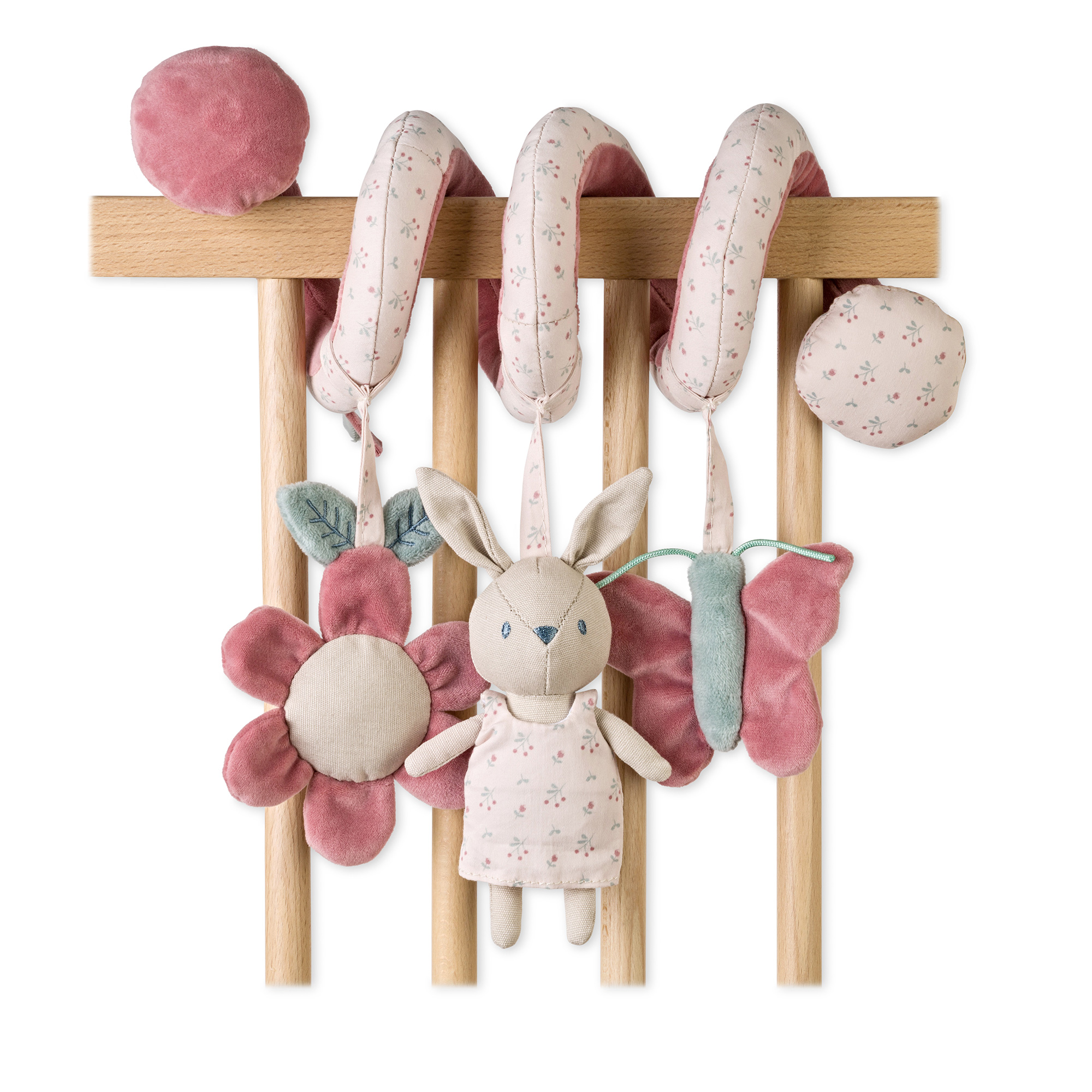 22342 Espiral con sonajeros Bunnie Blossom pink - Imagen 1