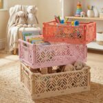 Caja plegable pequeña 30cm Terracota - Imagen 3