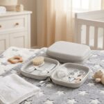 Set de Cuidado e Higiene Infantil Glacier grey de Saro - Imagen 2