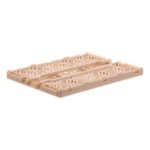 Caja plegable pequeña 30cm beige - Imagen 5