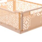Caja plegable pequeña 30cm beige - Imagen 7
