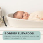 Cambiador con medidor para bebe Eva Taupe - Imagen 8