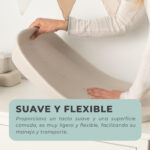 Cambiador con medidor para bebe Eva Taupe - Imagen 10