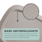 Cambiador con medidor para bebe Eva Taupe - Imagen 12