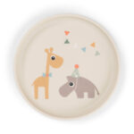 Plato infantil redondo Celebration sand