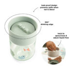 Taza de aprendizaje 360 Playground green - Imagen 5