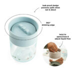 Taza de aprendizaje 360 Tiny Farm azul - Imagen 5