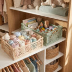 Caja plegable pequeña 30cm beige - Imagen 4