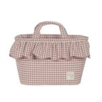 Bolso Canastilla Praliné Vichy moka - Imagen 14