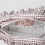 Bolso Canastilla Praliné Vichy moka - Imagen 6