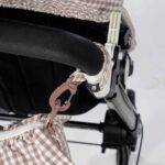 Bolso Canastilla Praliné Vichy moka - Imagen 11