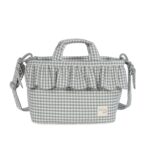 Bolso Canastilla Praliné Vichy matcha - Imagen 19