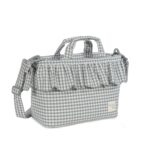Bolso Canastilla Praliné Vichy matcha - Imagen 20