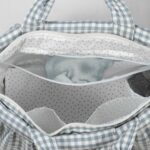 Bolso Canastilla Praliné Vichy matcha - Imagen 13